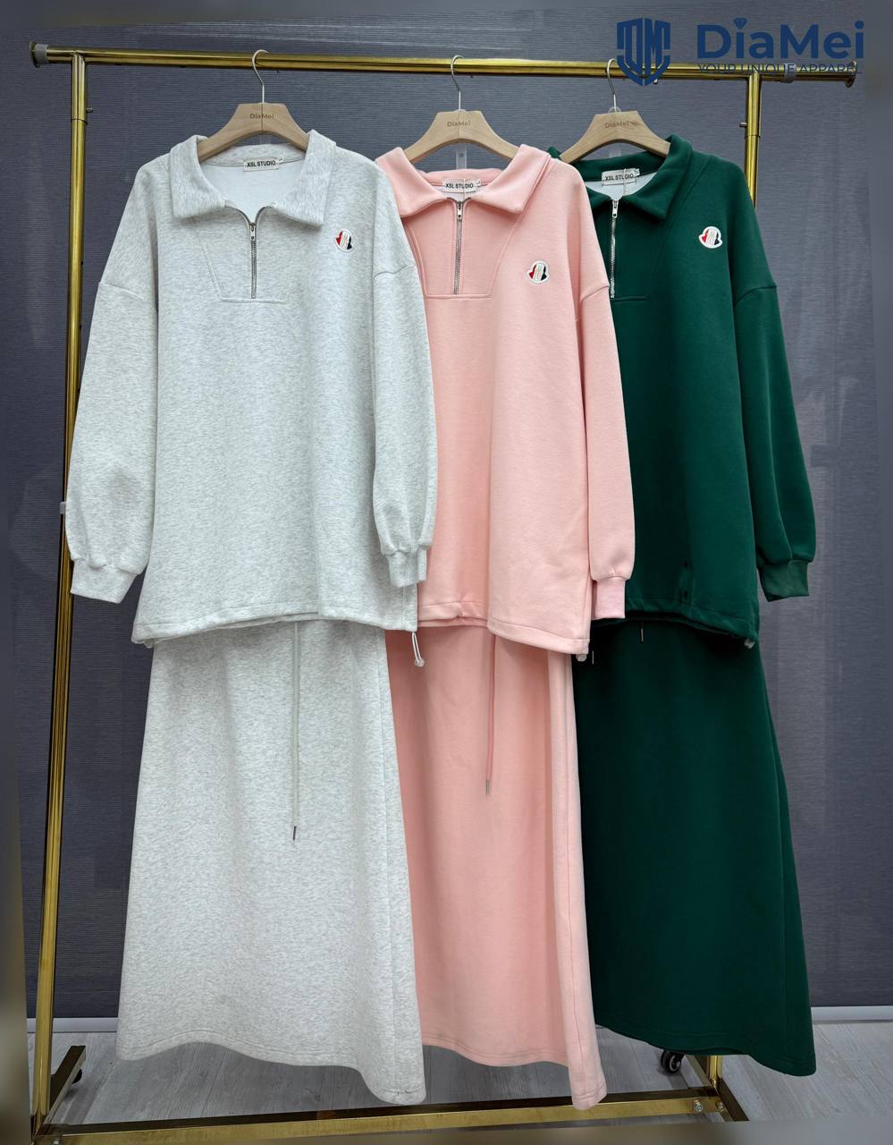 Уютные спортивные костюмы с юбкой