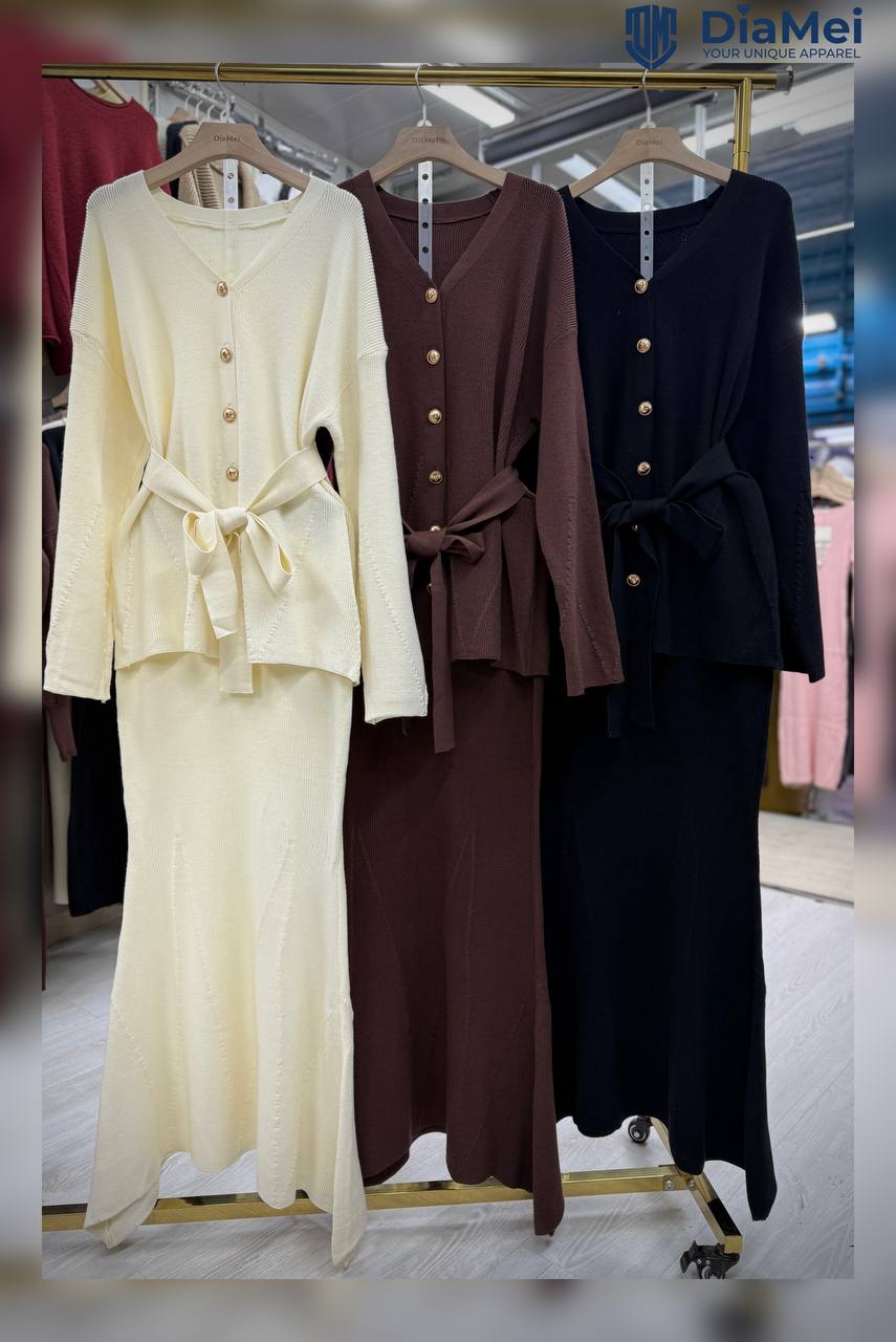 Трикотажные двойки с юбкой-рыбкой ✨