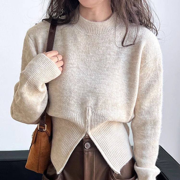 Трикотажные кофты с акцентной молнией ✨