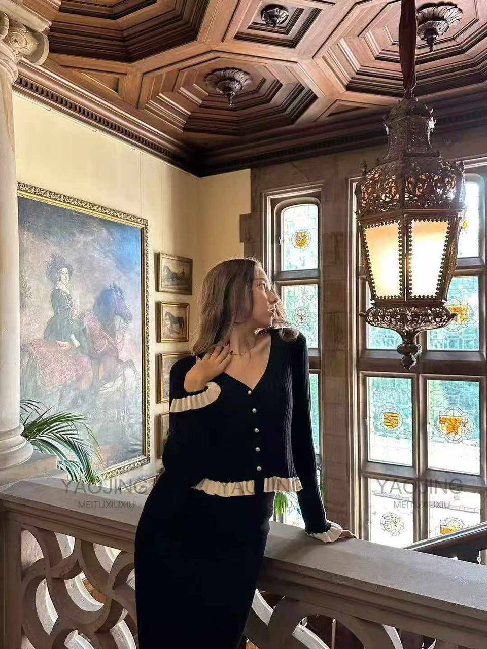 Нарядная трикотажная двойка