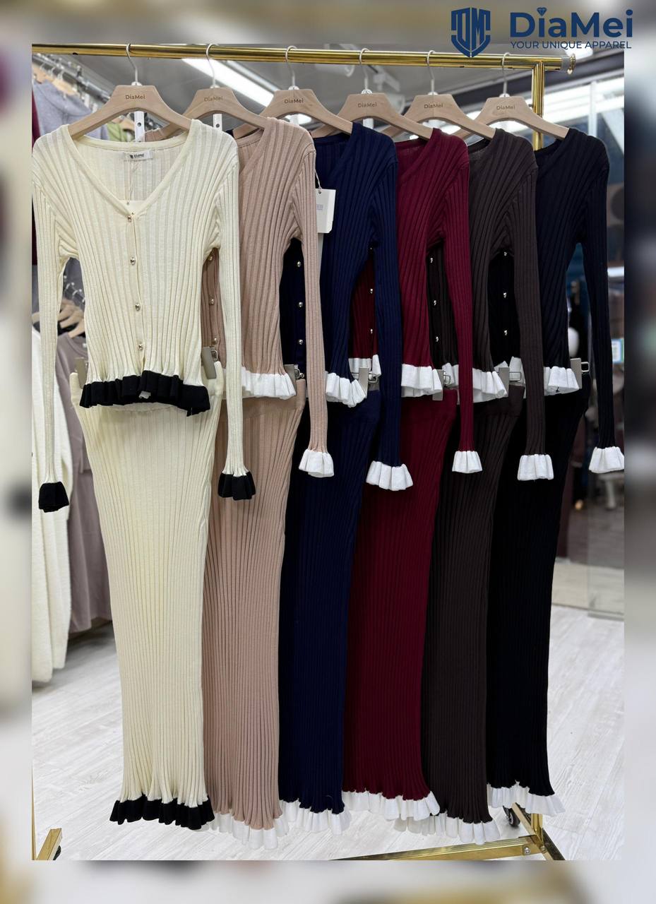 Нарядная трикотажная двойка