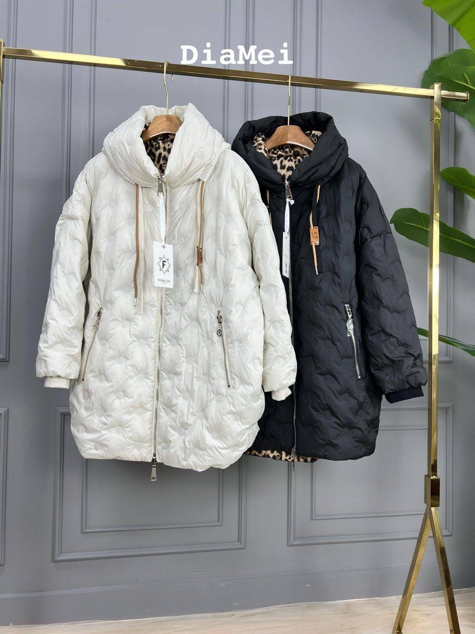 Двусторонняя куртка с леопардовым принтом ✨