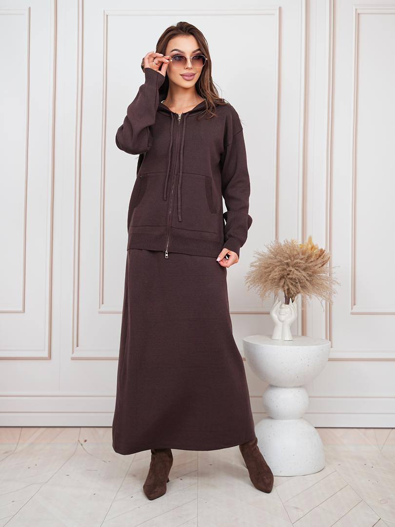 Трикотажная муслим-двойка с худи ✨