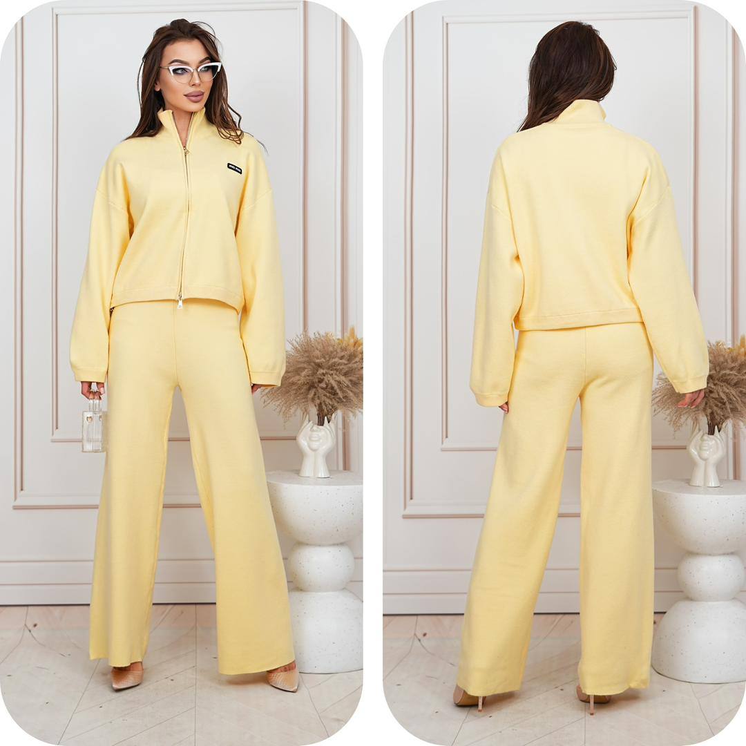 Брендовая трикотажная двойка Miu ✨