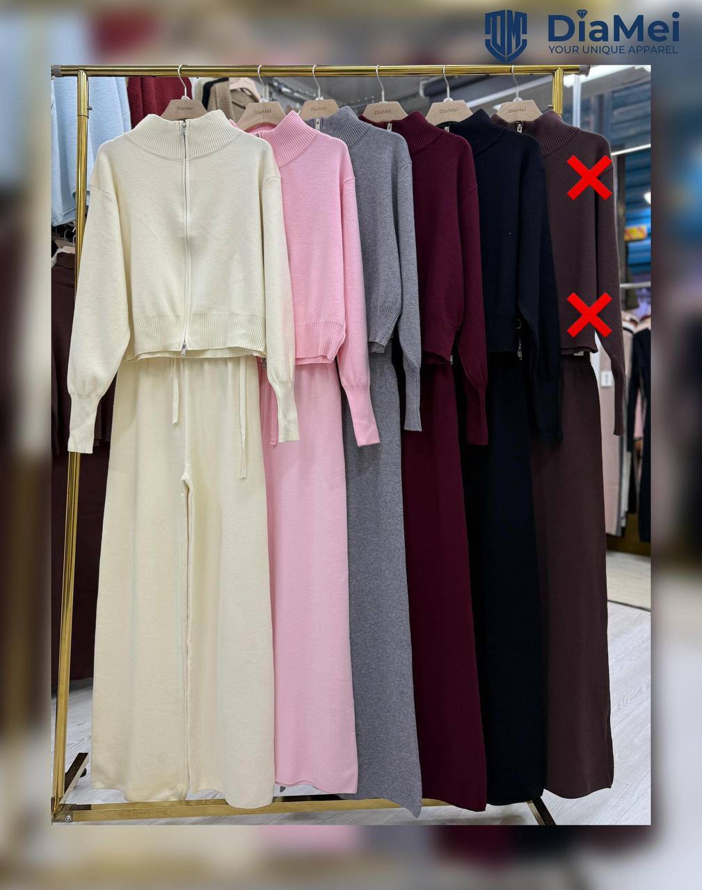 Трикотажные двойки на молнии✨