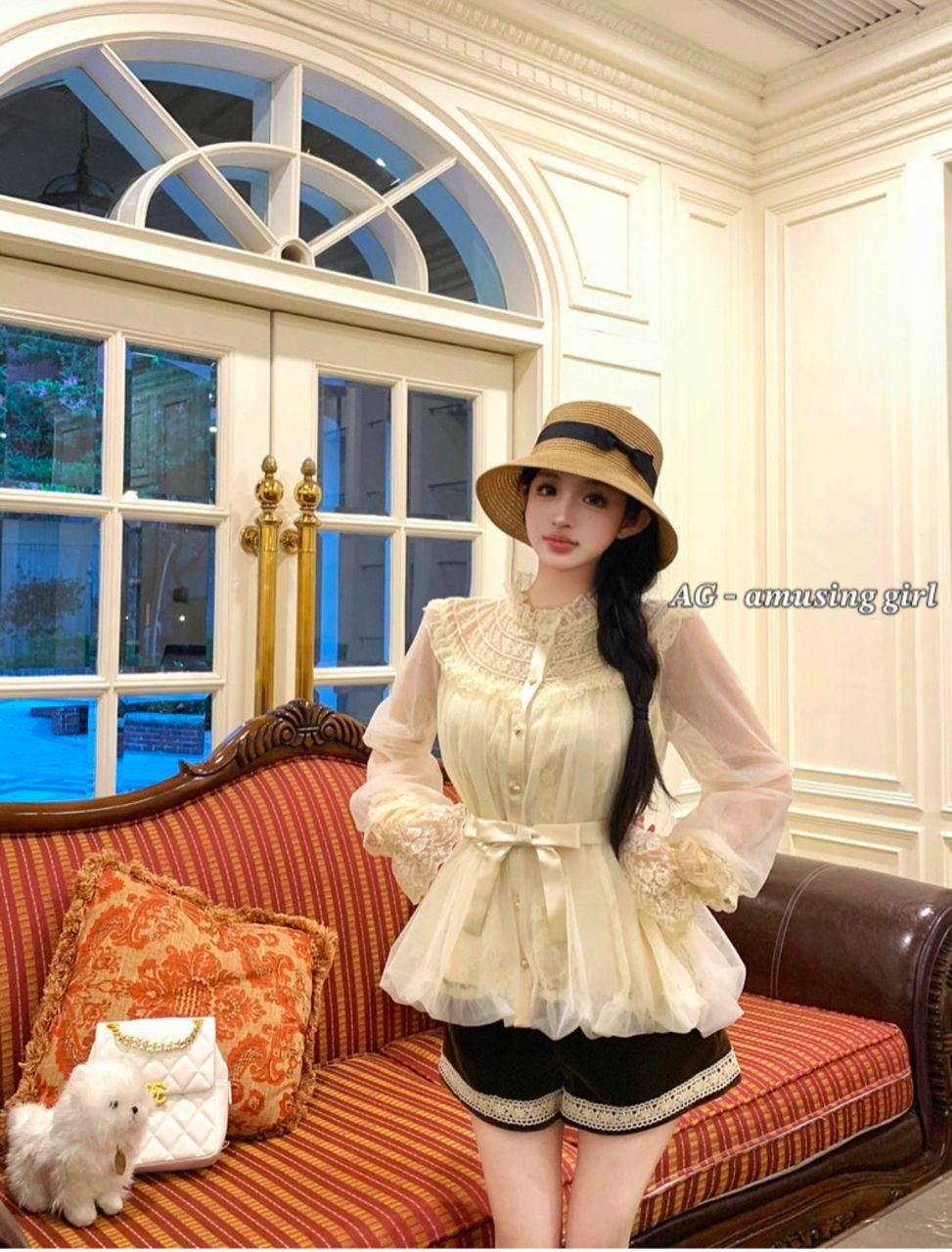 Воздушная кружевная блуза ✨