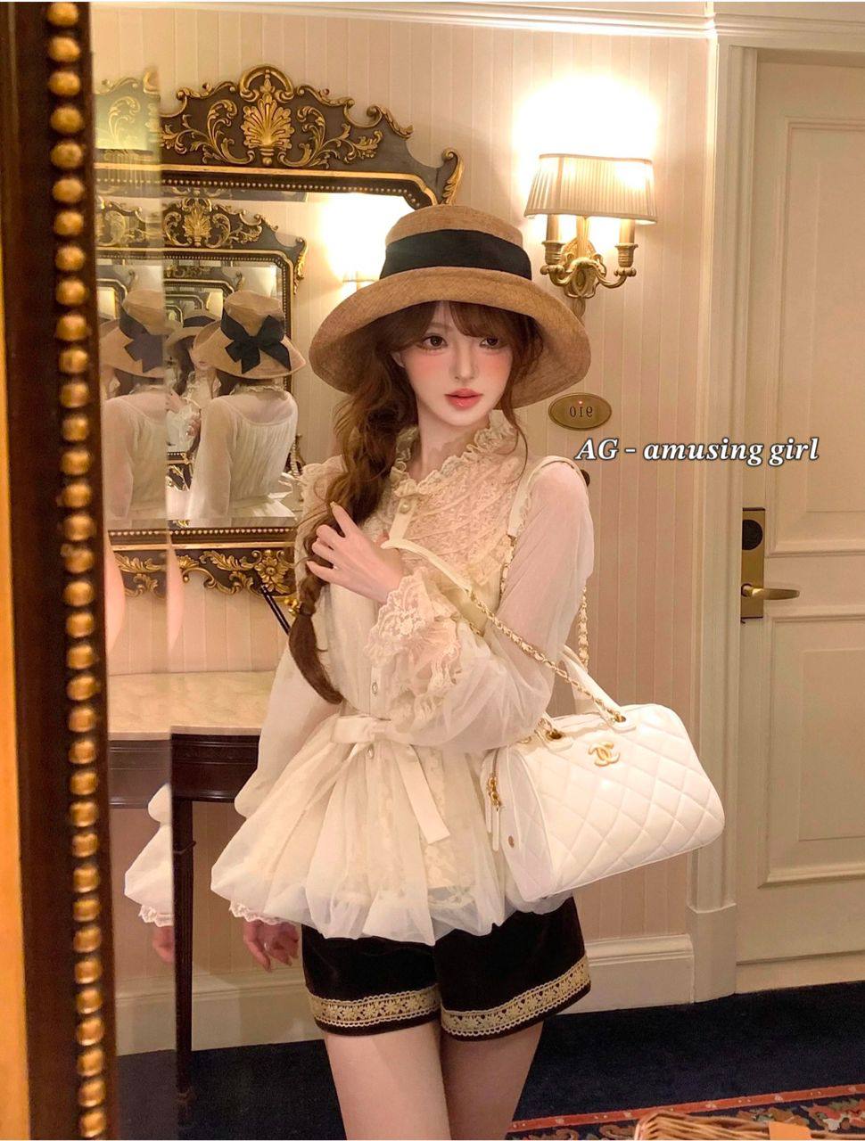 Воздушная кружевная блуза ✨