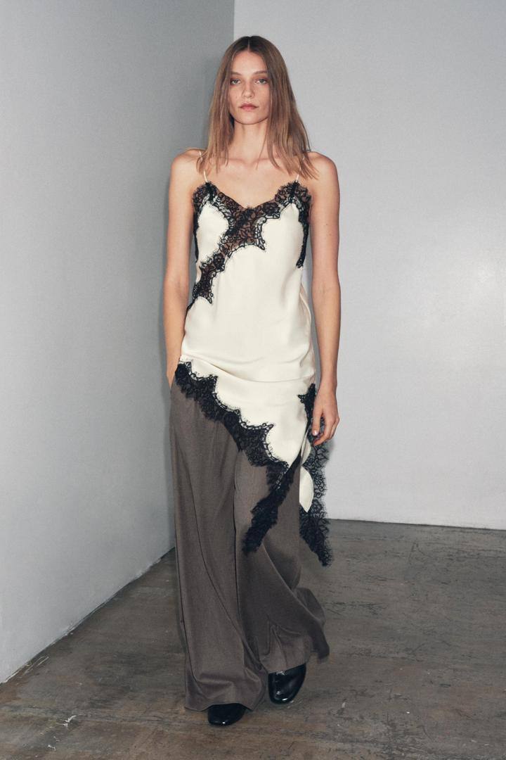 Платье-комбинация в стиле Zara