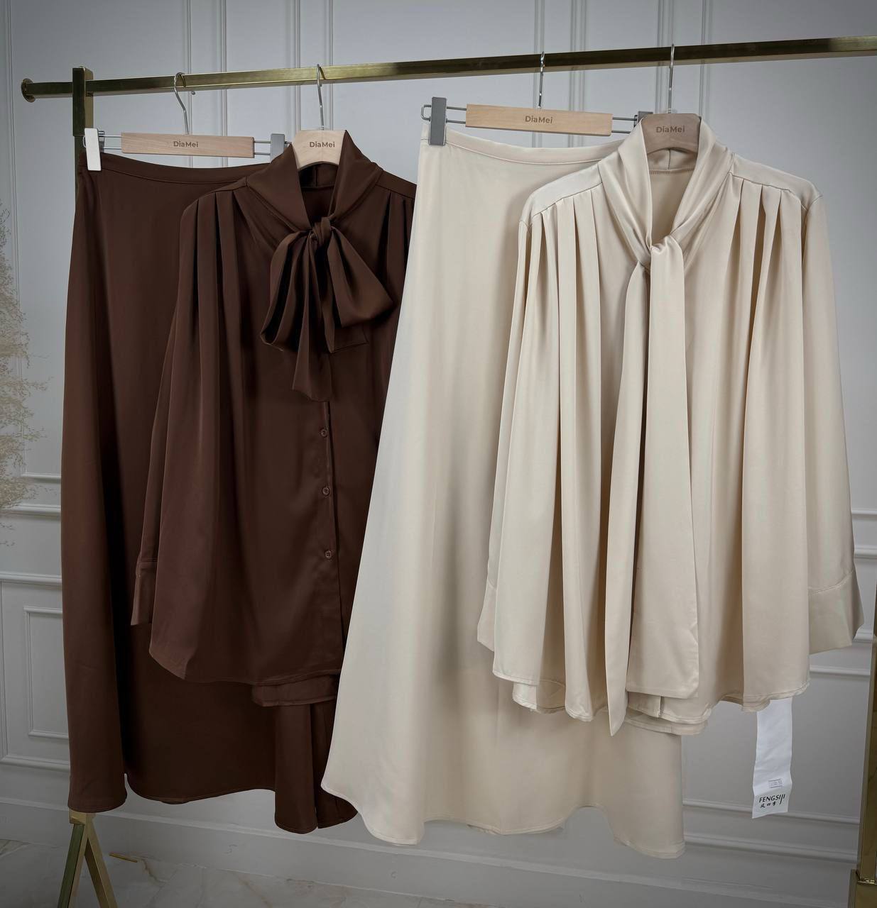 Шелковая муслим двойка — новинка люкс качества