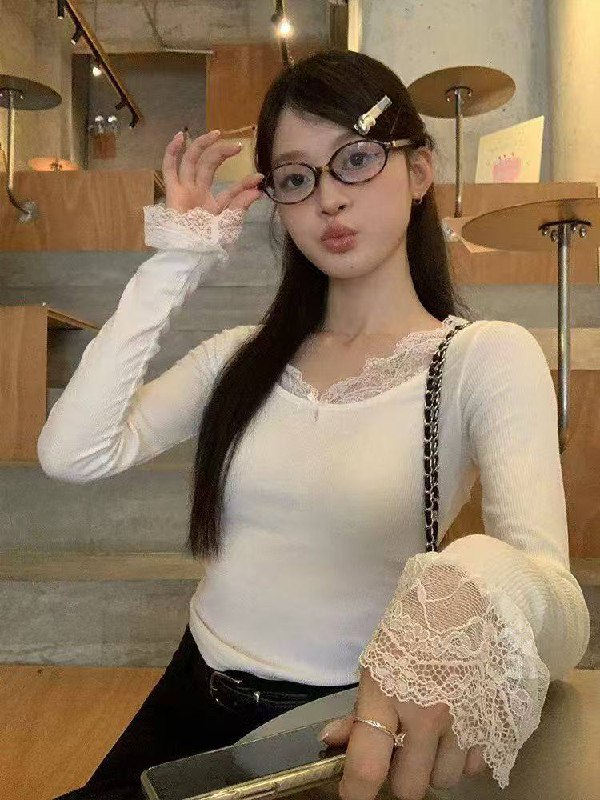 🤍🌸 Lace Swee...