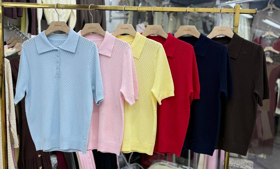 💎👚 Knit Polo...