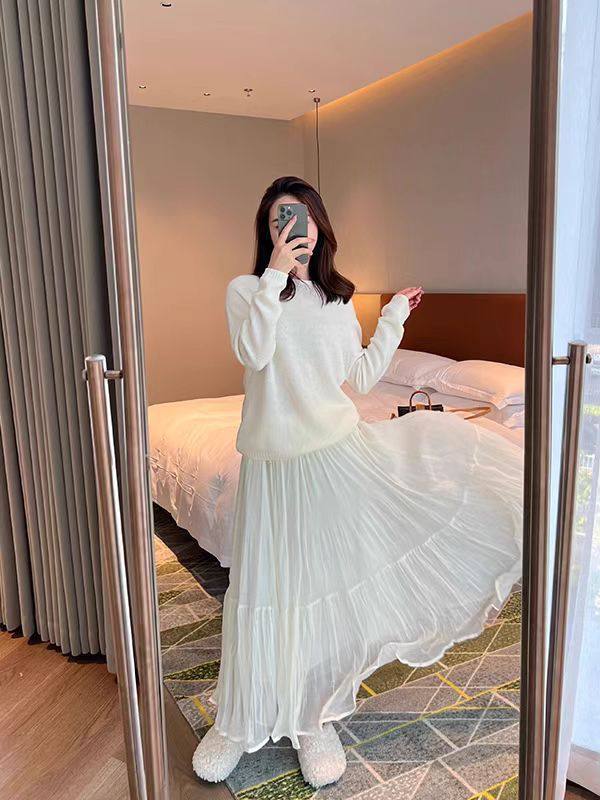 Airy Chiffon Maxi
Воздушная шифоновая юбка