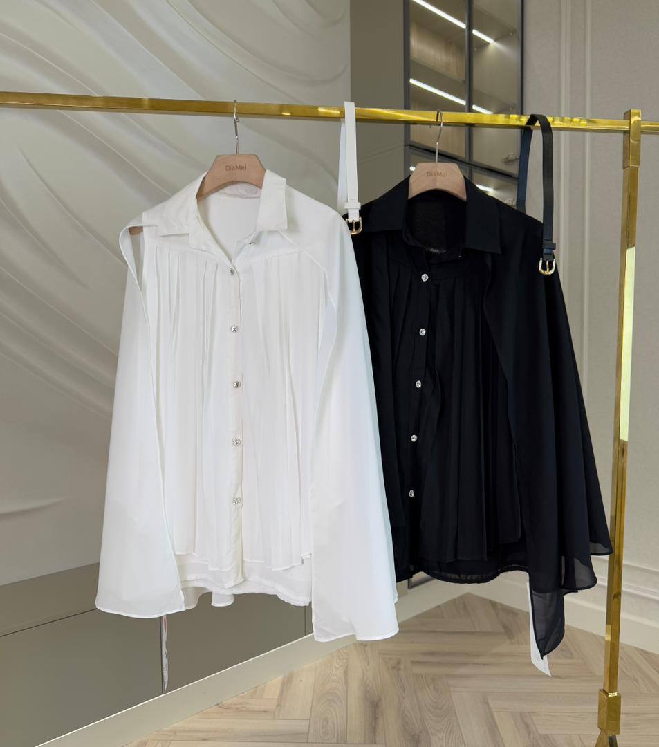 Cape Blouse Set
Рубашка с накидкой-шлейфом