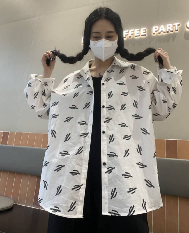 Рубашка с принтом