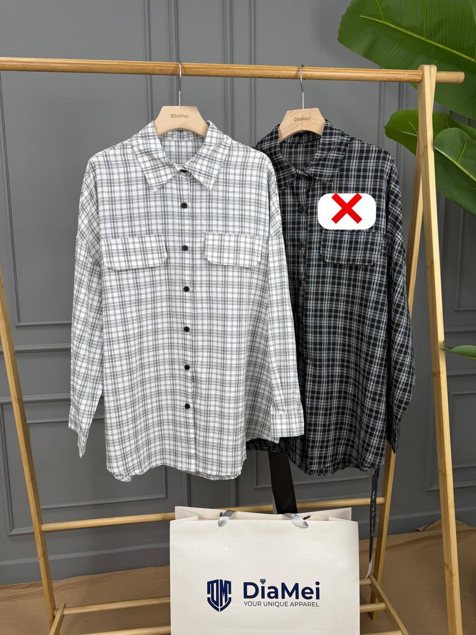 Оверсайз Рубашки в клетку