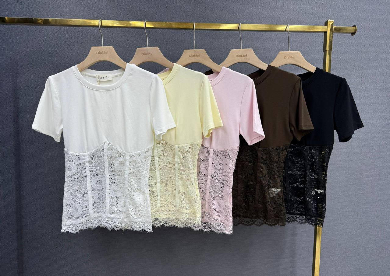 🤍✨ Lace Hem ...