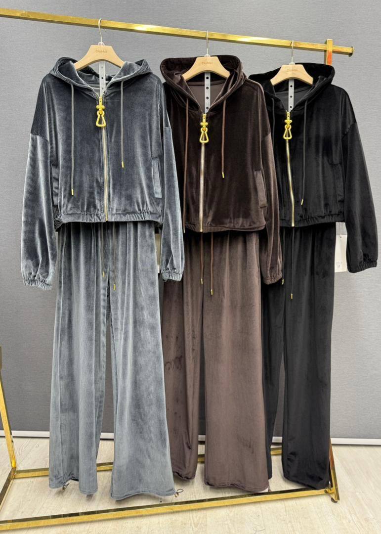 🩶🤎🖤 Velour L...