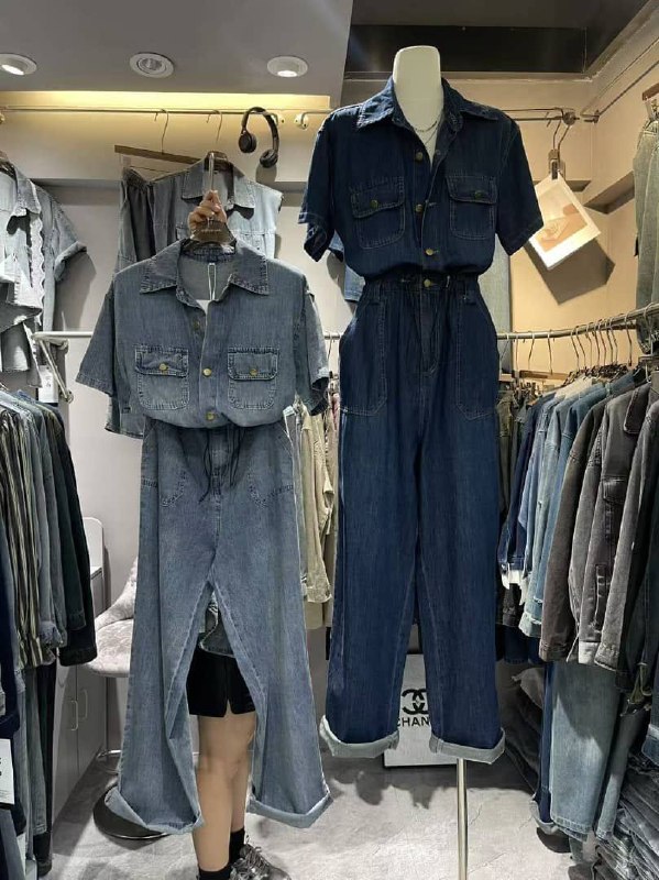 Джинсовый комбинезон в стиле Zara