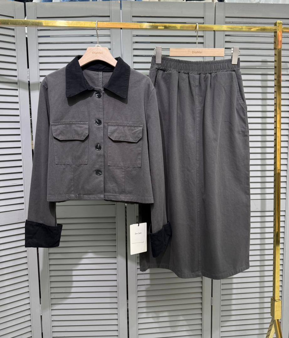 Костюм двойка (куртка + юбка)