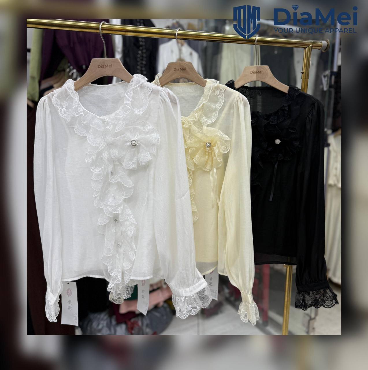 Нежная блузка с кружевными рюшами — воздушная и романти...