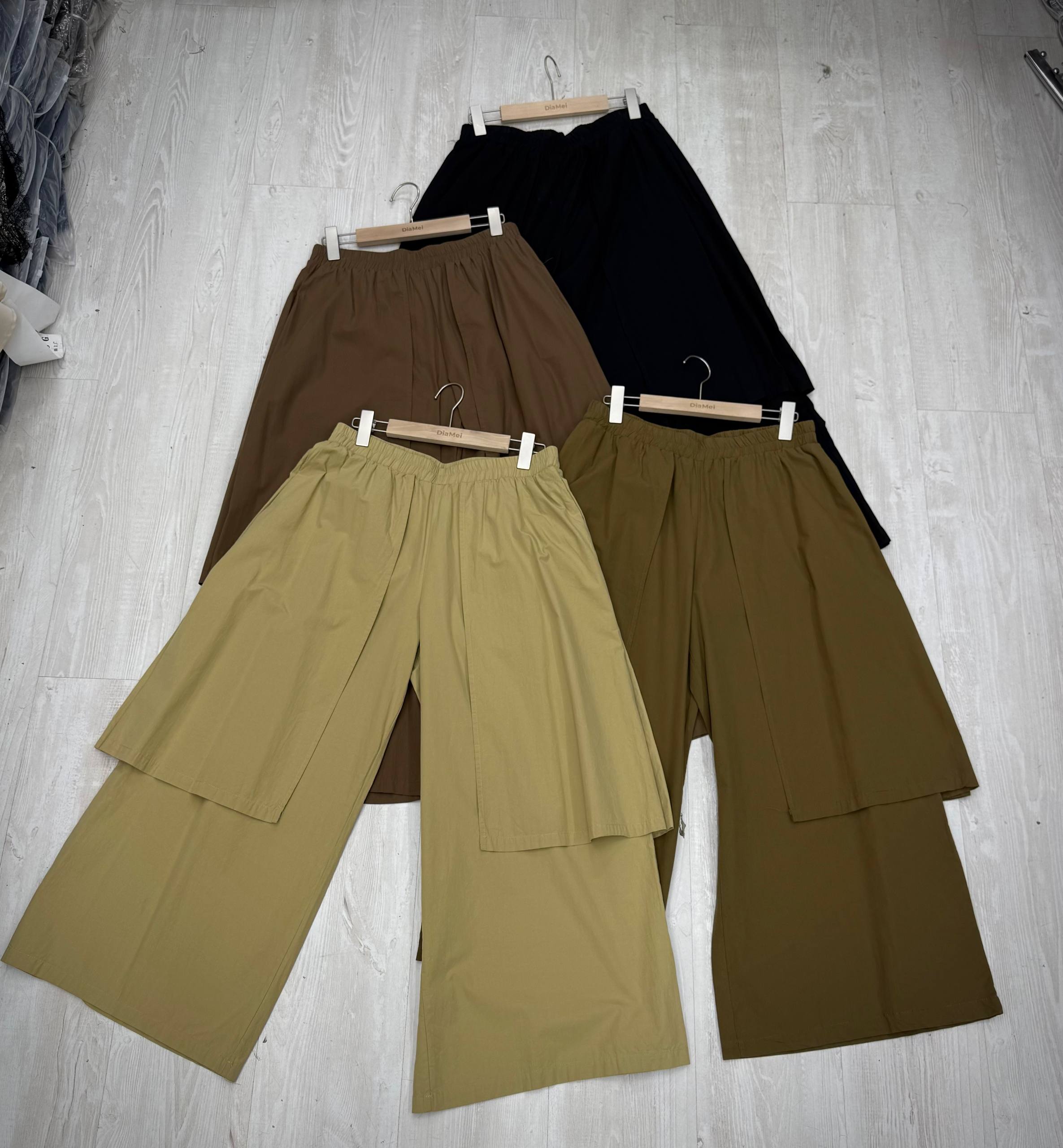 Брюки-палаццо с имитацией юбки 🌿