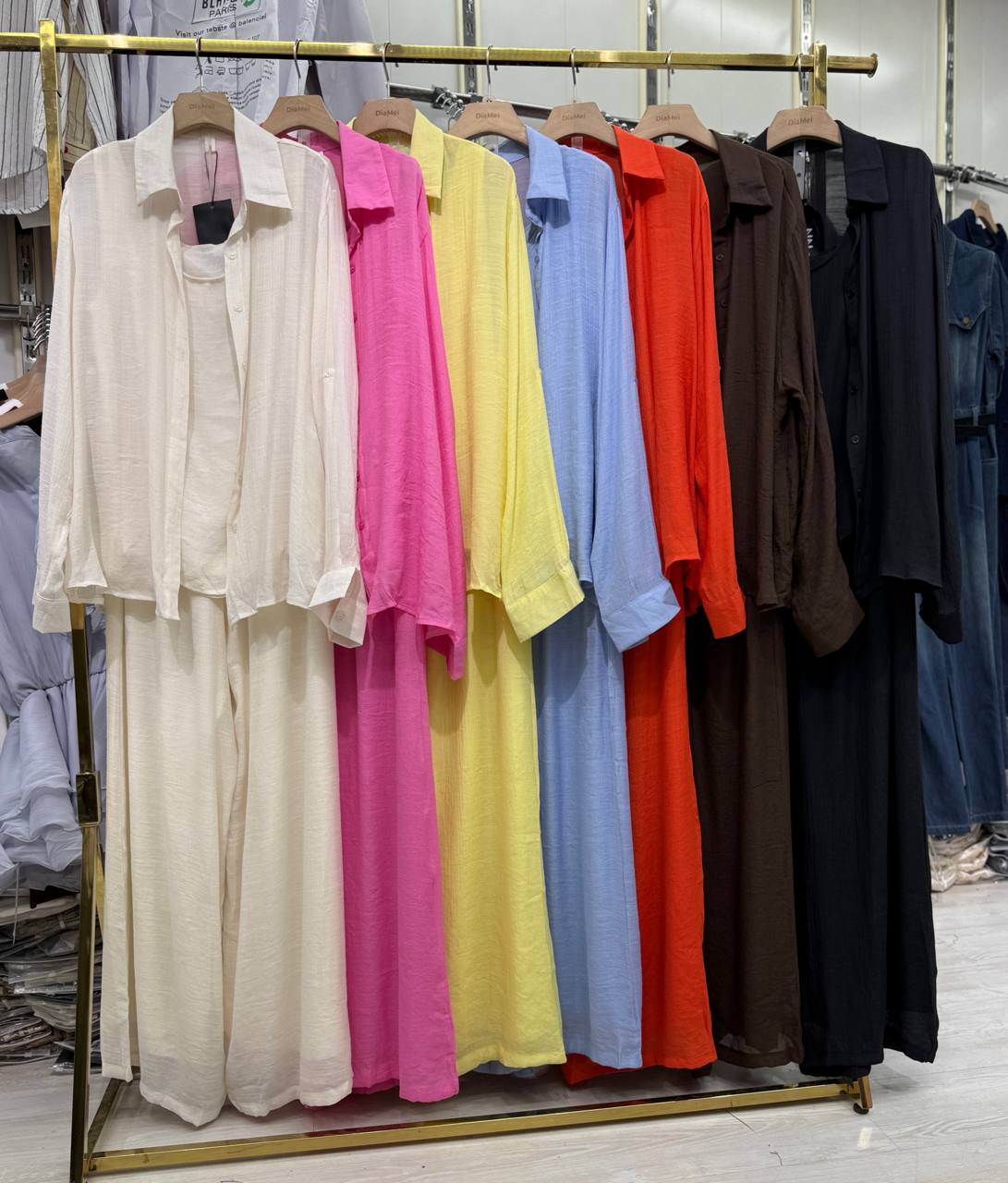 Костюм-тройка из муслина