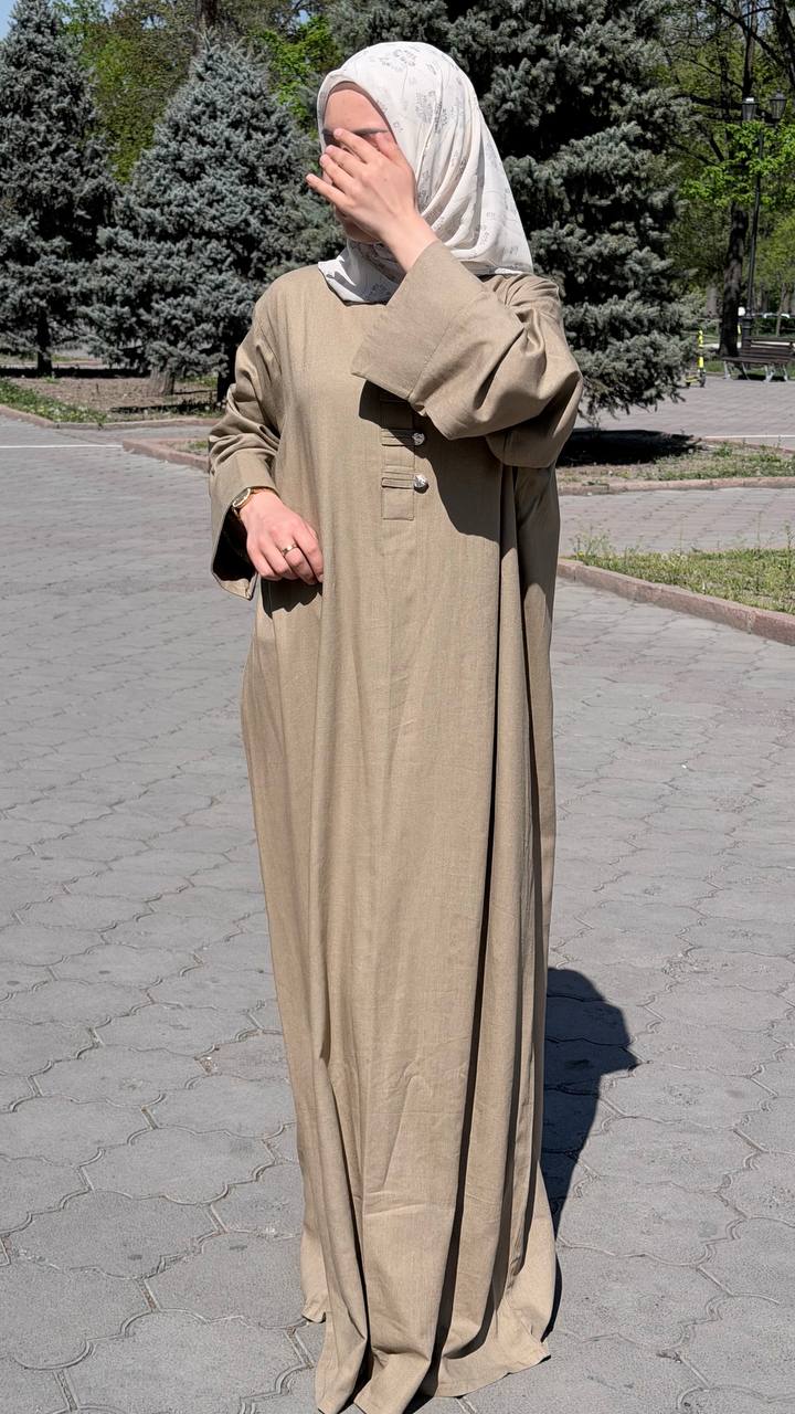 Платье с баской😍
Ткань: белорусский лен дышащий,на лето...