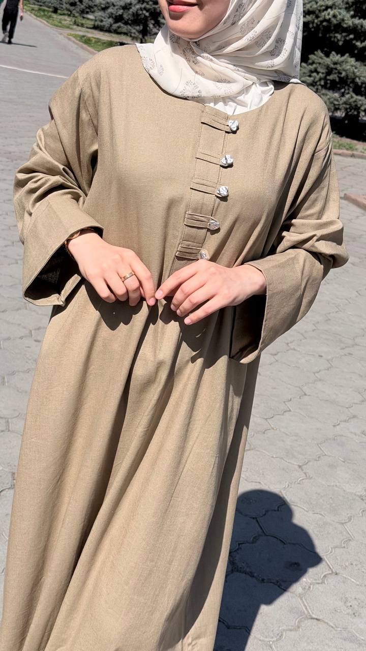 Платье с баской😍
Ткань: белорусский лен дышащий,на лето...