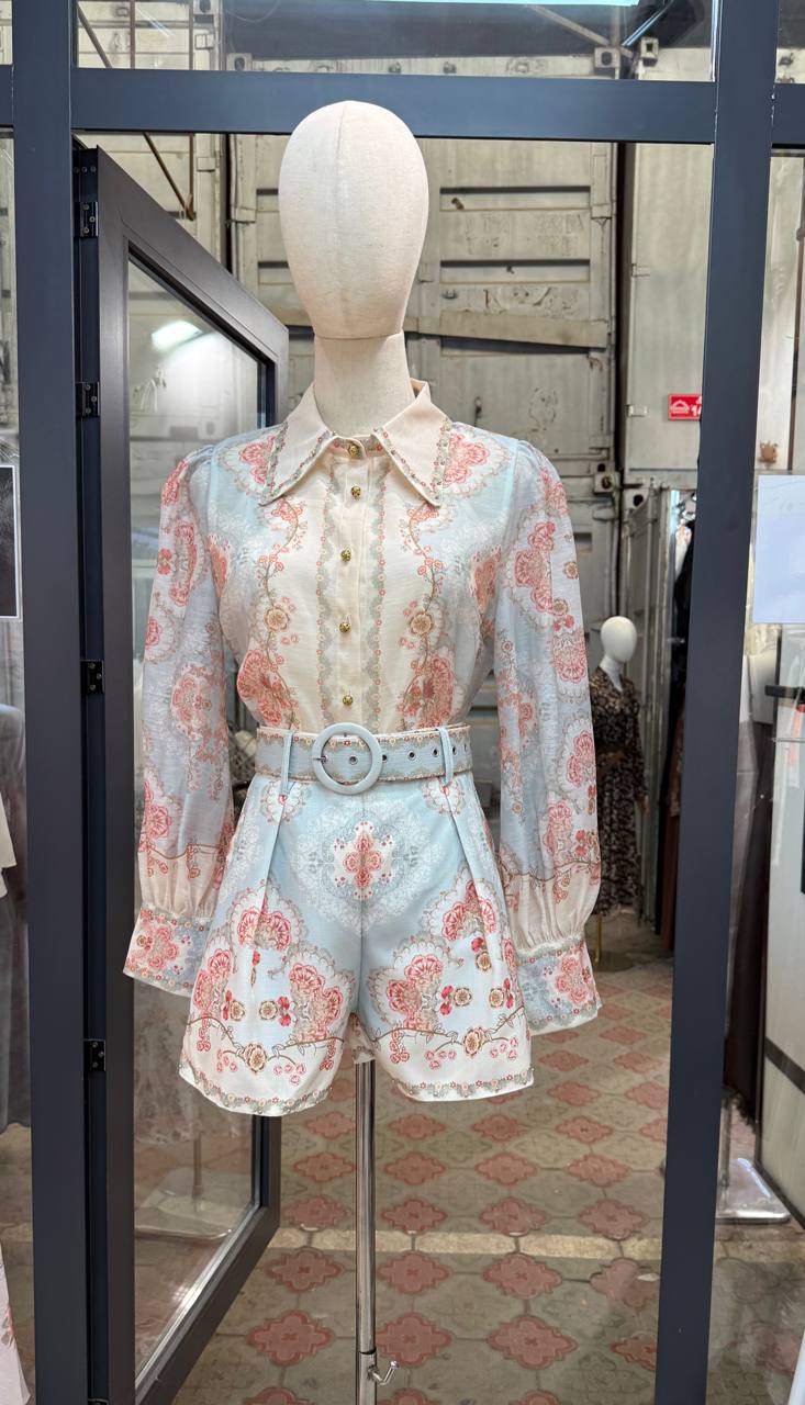 Костьюм  шорты  в стиле Zimmermann — хит сезона ✨