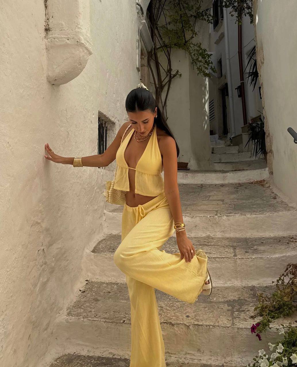 В наличии ❤️‍🔥
Рр: сс мм 
Из дорогого льна 
Цена: 1300 ...