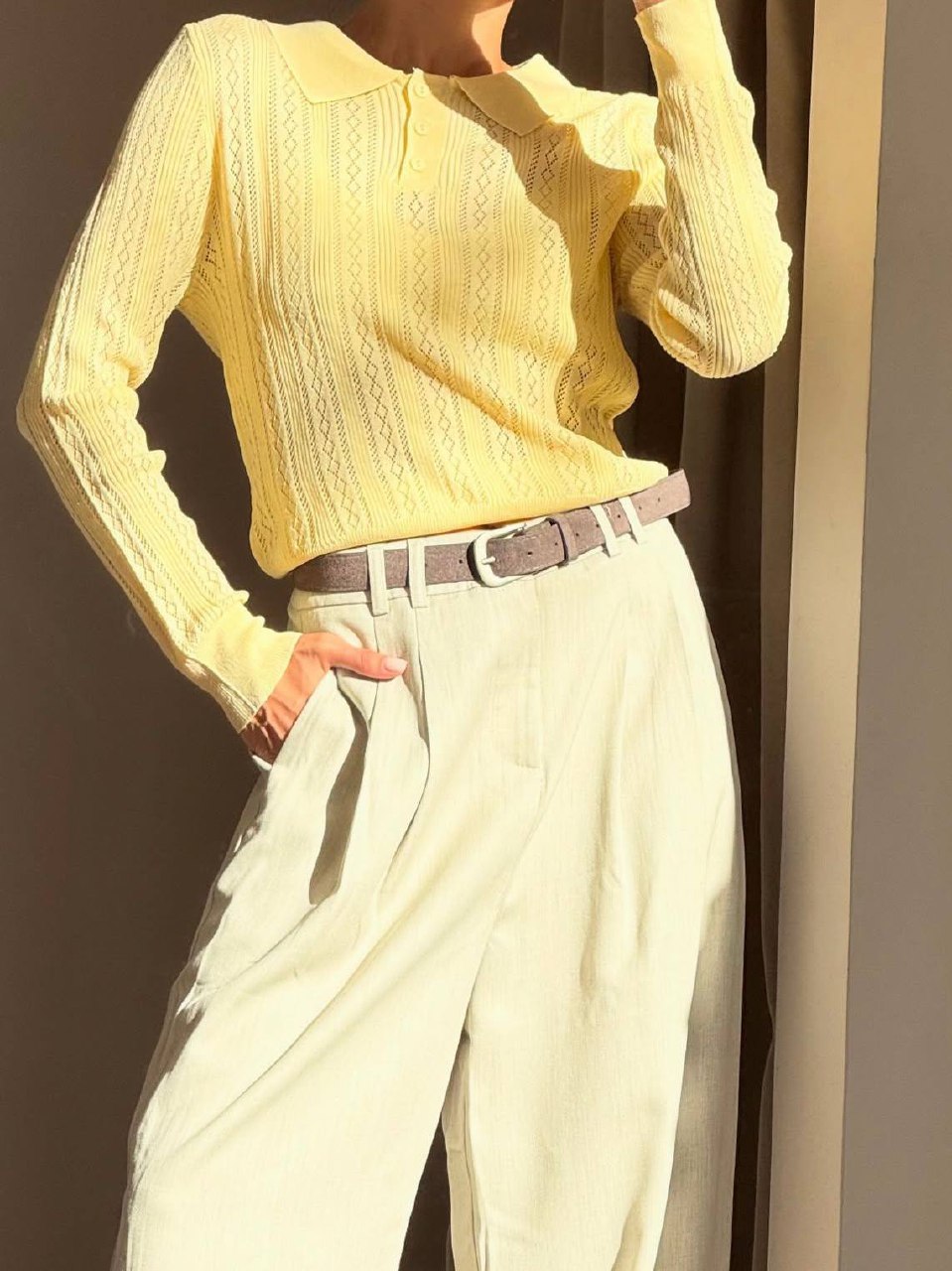 В наличии плетенные батники❤️
С длинными рукавами 👍
Раз...