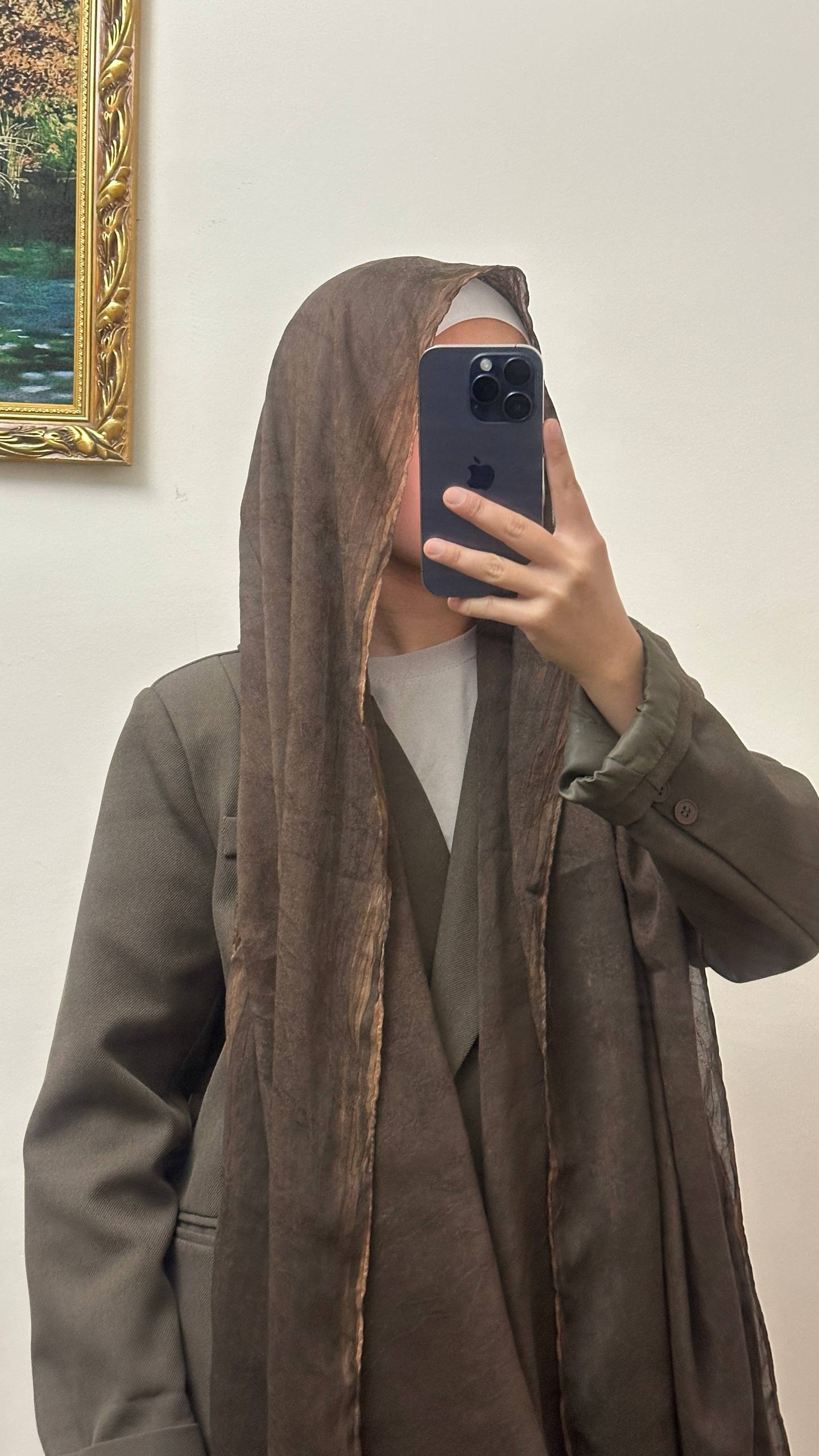 Шарф мрамор