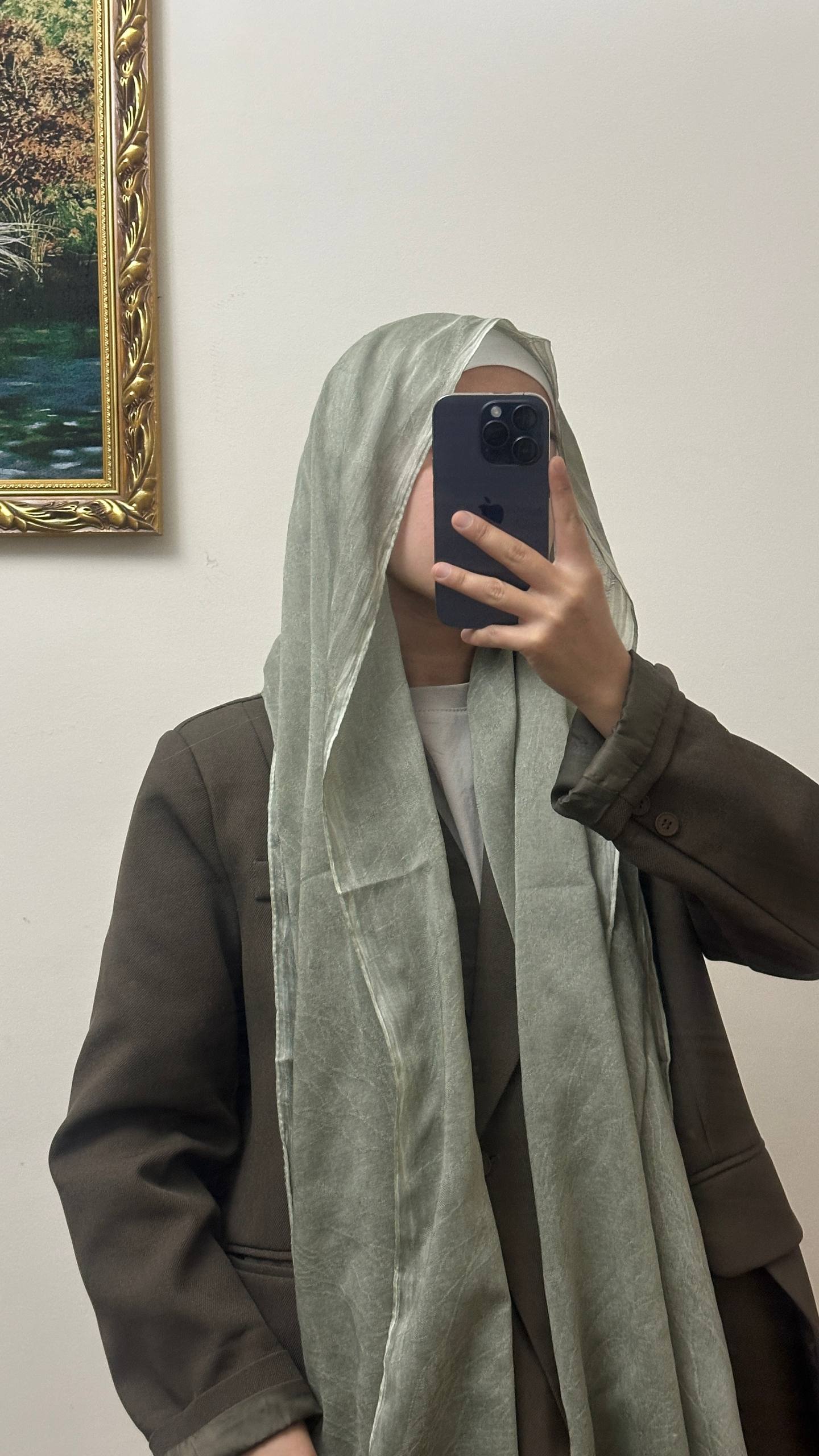 Шарф мрамор