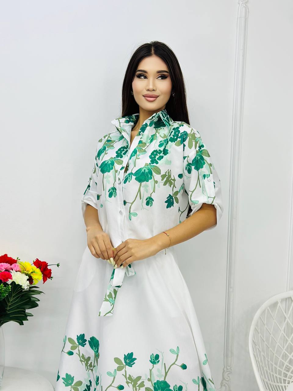 Двойка 
💙Ткань:лён
💙Размеры:46-48-50-52
💙цена:1400с