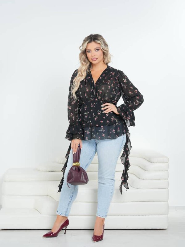 Шифоновая бл...