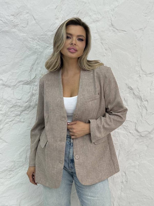 Пиджак из ль...