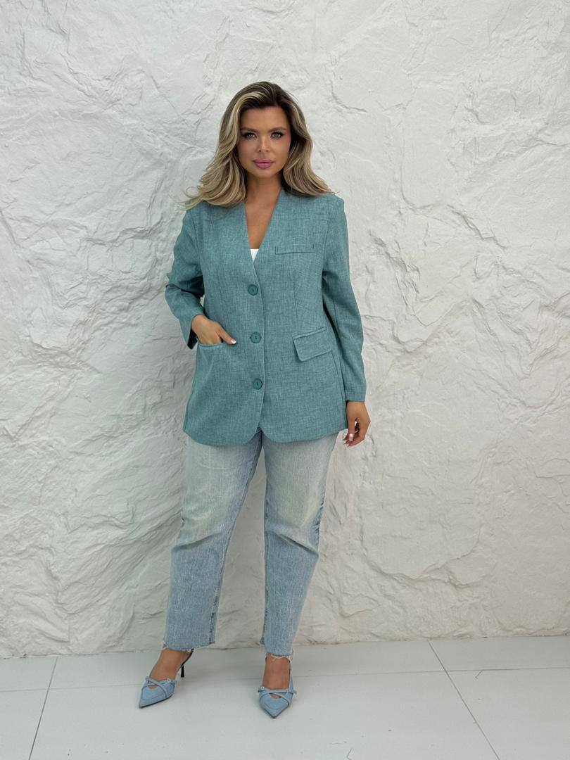 Пиджак из льна