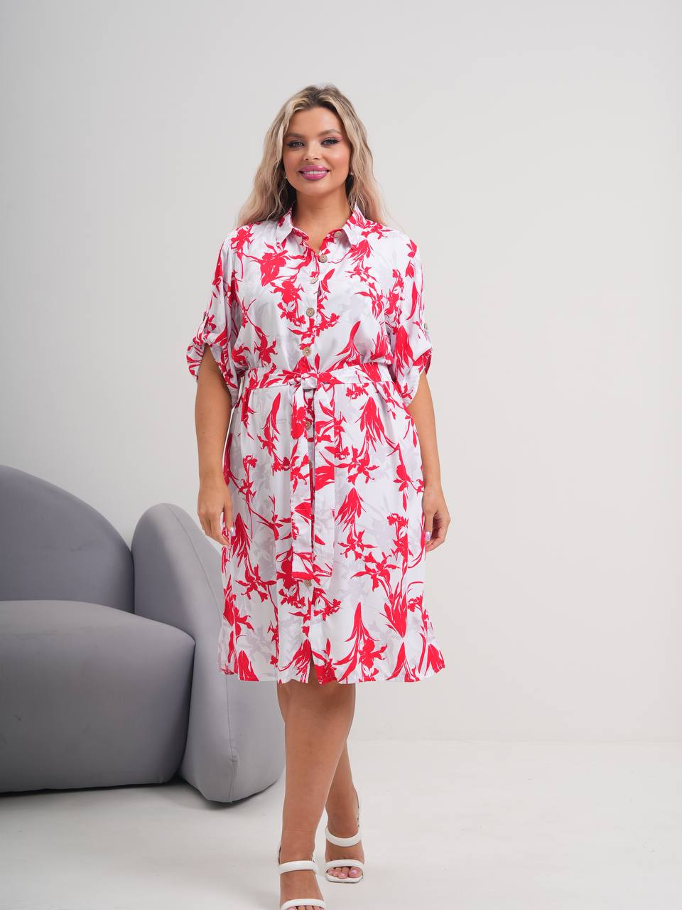 Платье-рубаш...