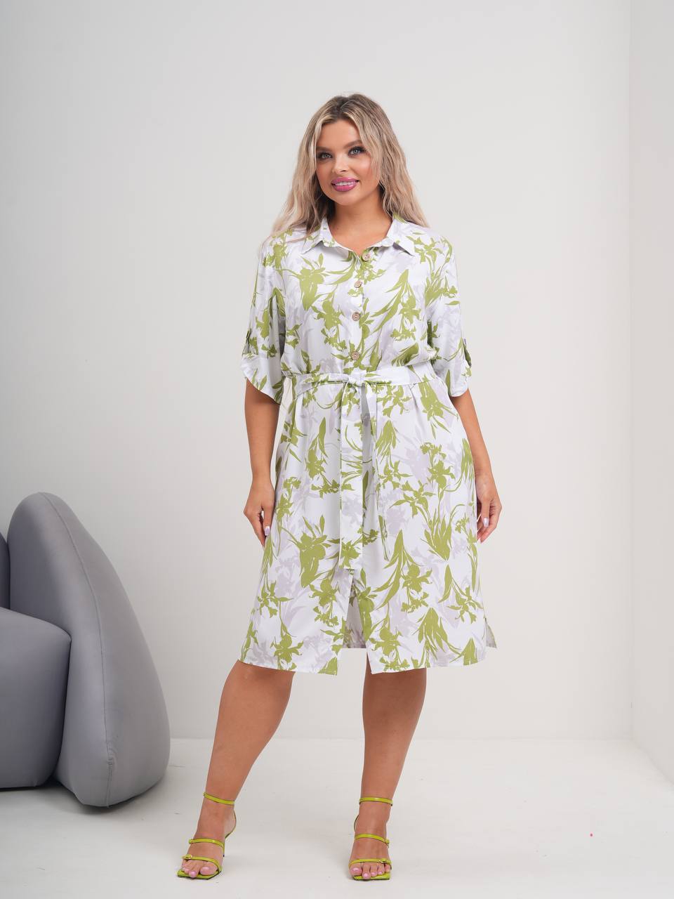 Платье-рубаш...