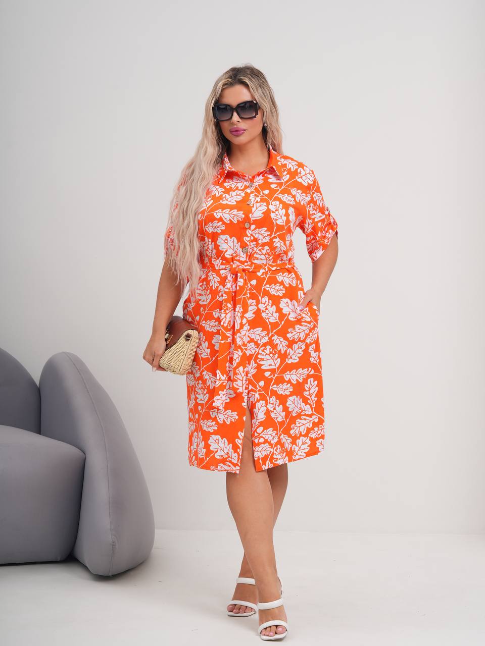 Платье-рубаш...