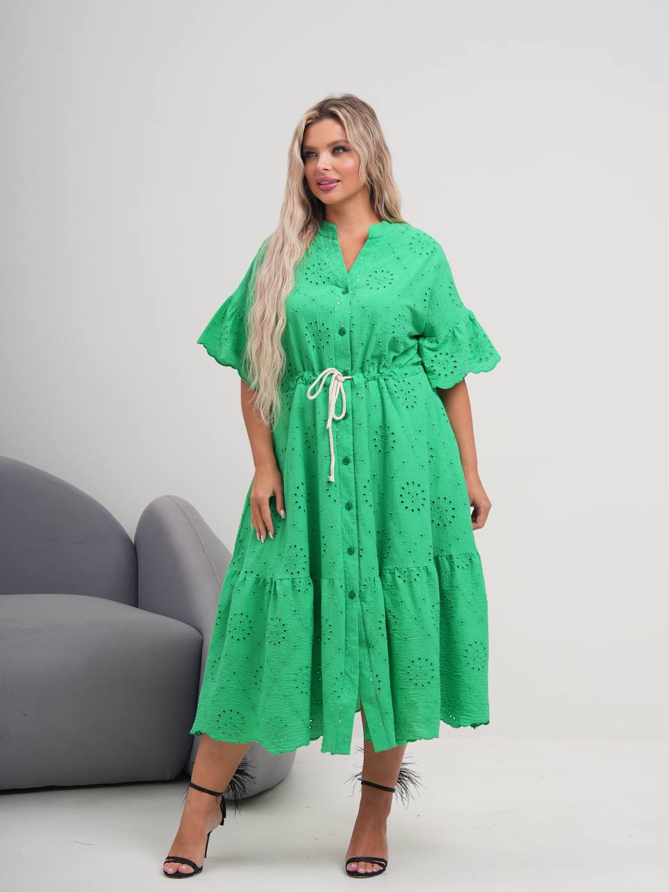 Платье из ба...