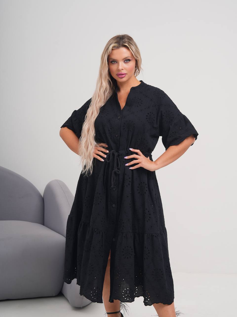 Платье из ба...