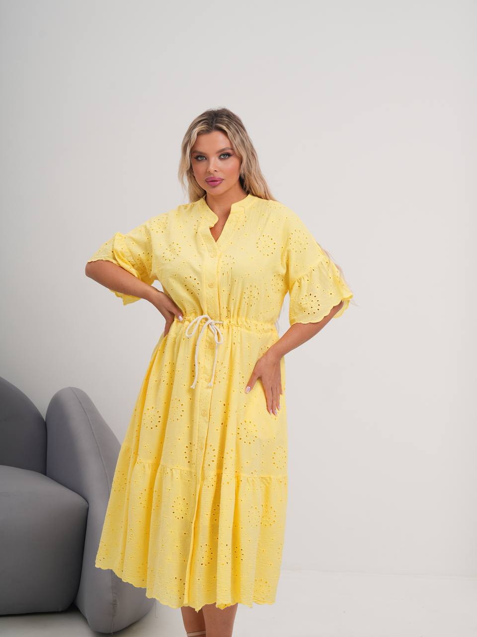 Платье из ба...