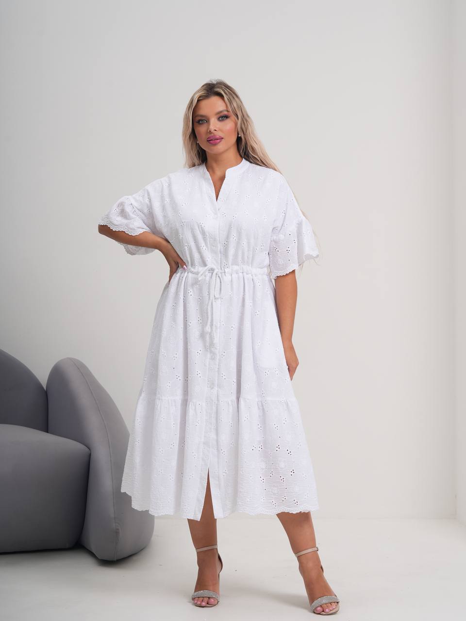 Платье из ба...