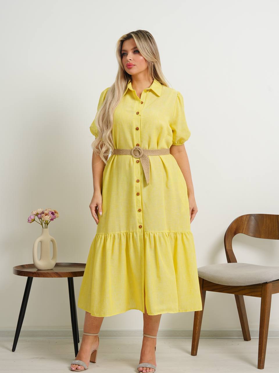 Платье из на...