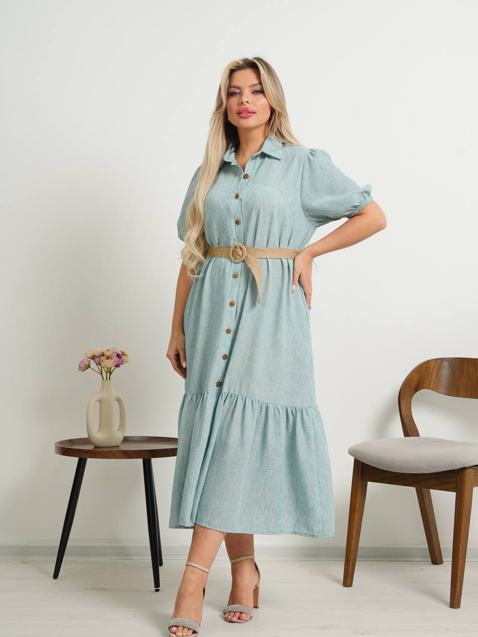 Платье из на...