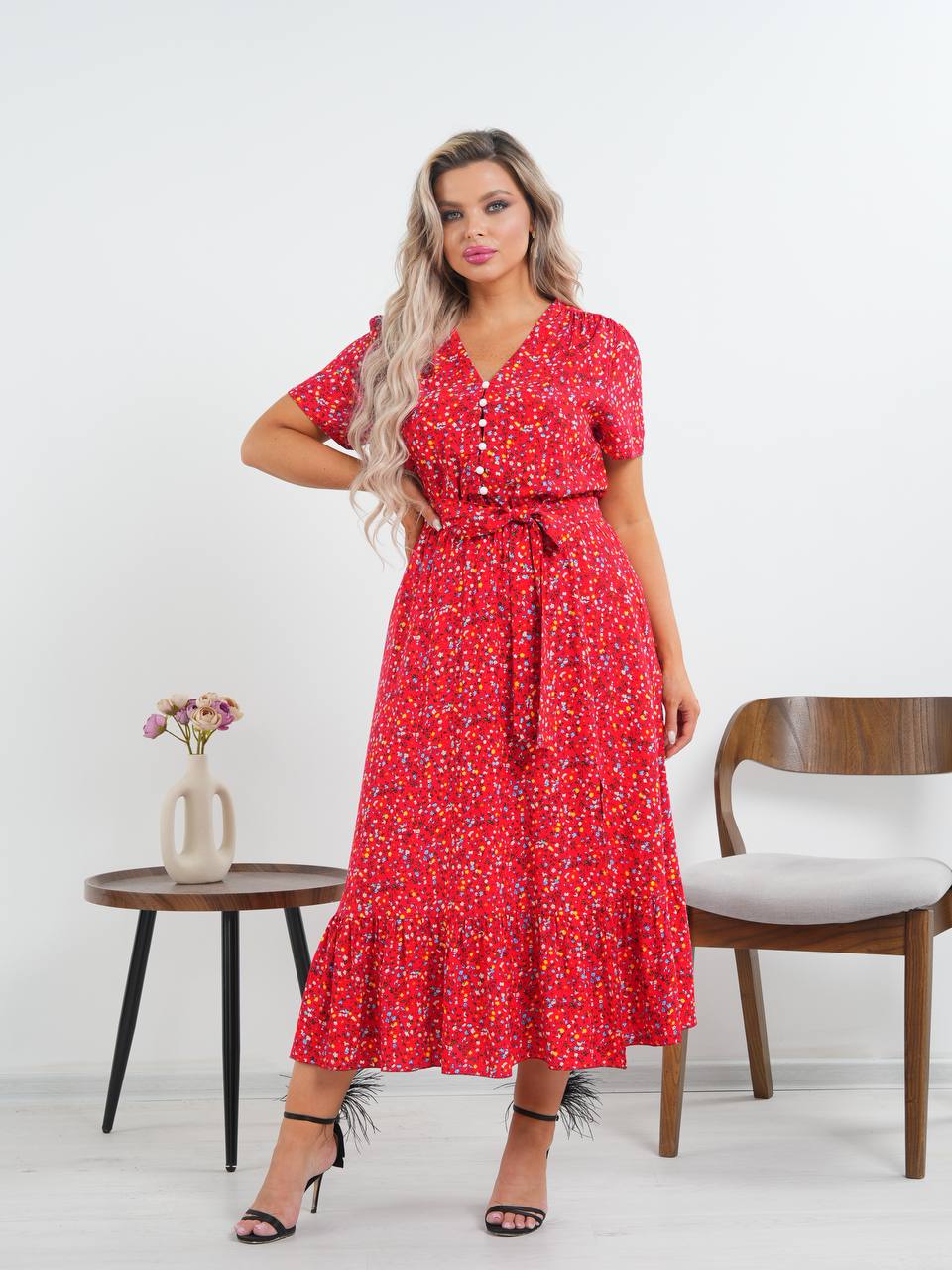 Платье из шт...