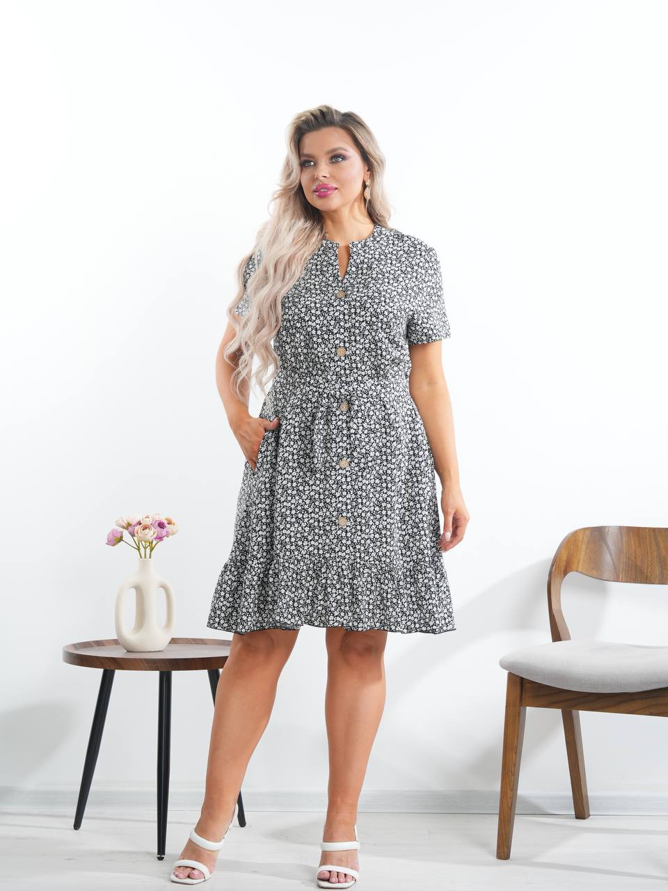 Платье из шт...