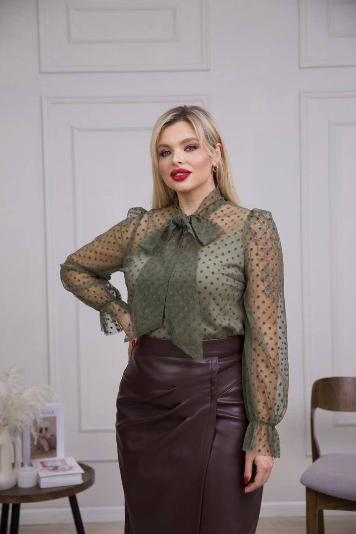 Блузка прозр...