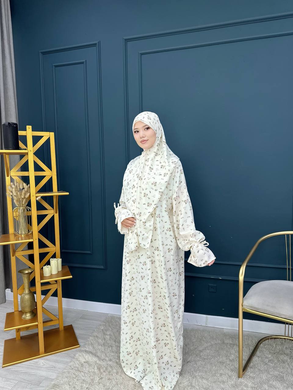 Платье с шарфом 💐